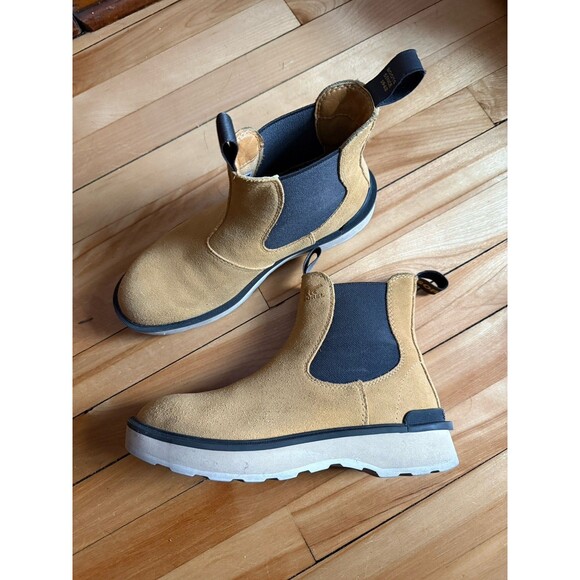 Sorel Hi-Line Chelsea Boot Geo Yellow Jet US 9 Women Waterproof Pull-On - Picture 5 of 6